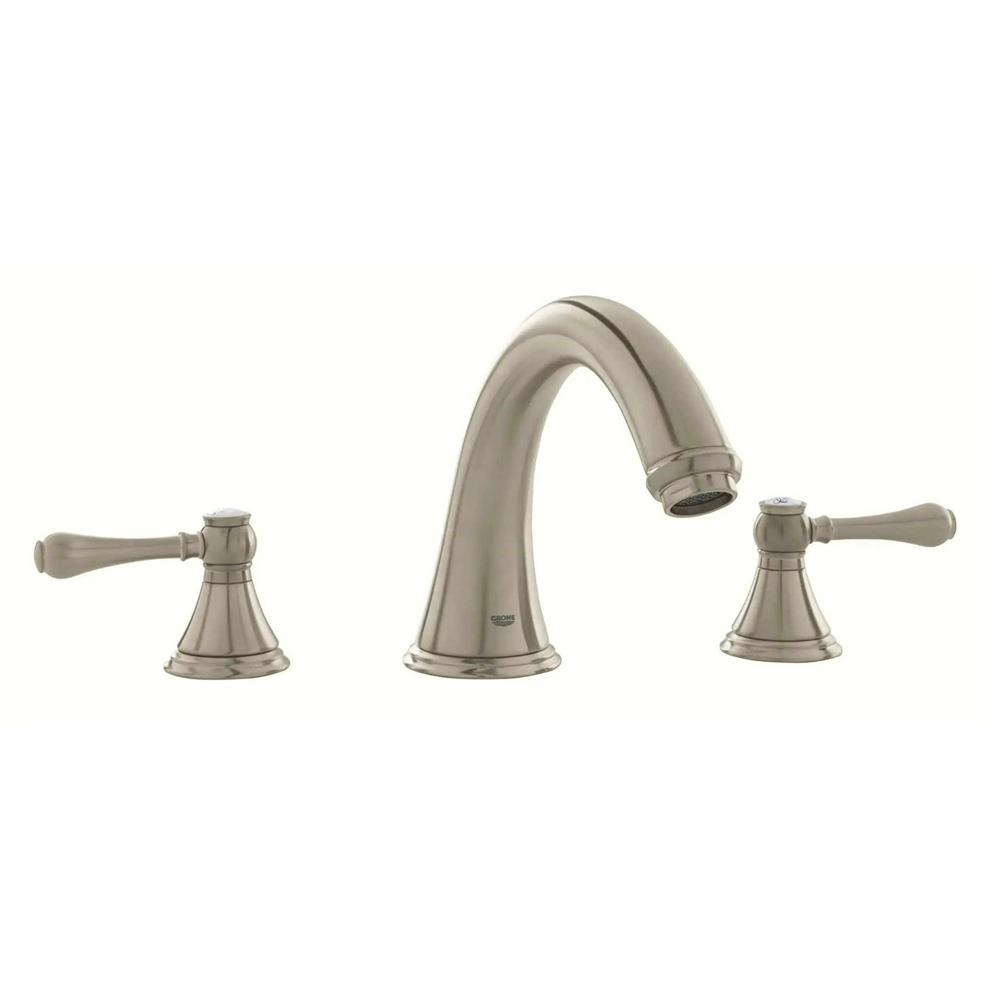 3-Hole 2-Handle Deck Mount Roman Tub Faucet